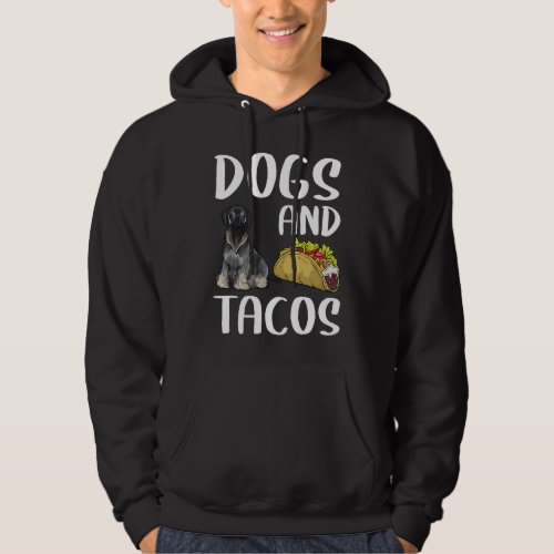 Dogs And Tacos Cesky Terrier Mexican Food Hoodie