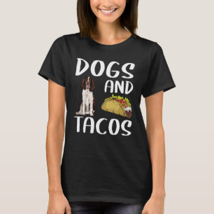 Dogs And Tacos English Springer Spaniel Mexican Fo T-Shirt