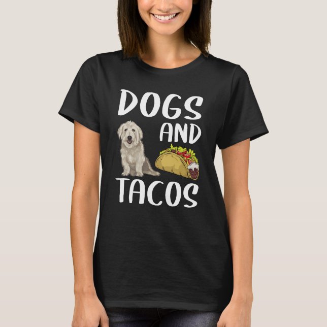 Dogs And Tacos Glen of Imaal Terrier Mexican Food T-Shirt (Front)