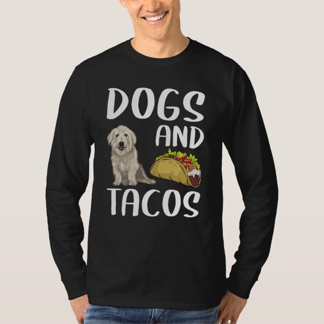 Dogs And Tacos Glen of Imaal Terrier Mexican Food T-Shirt (Front)