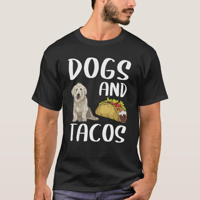 Dogs And Tacos Glen of Imaal Terrier Mexican Food T-Shirt (Front)