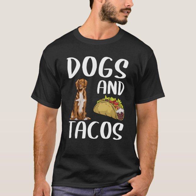 Dogs And Tacos Nova Scotia Duck Tolling Retrievers T-Shirt (Front)