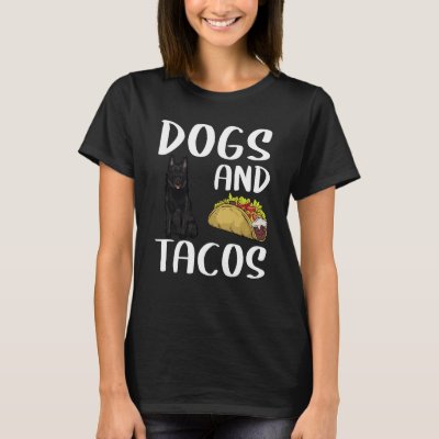 Dogs And Tacos Schipperke Mexican Food T-Shirt
