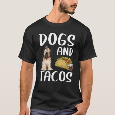 Dogs And Tacos Tibetan Terrier Mexican Food T-Shirt