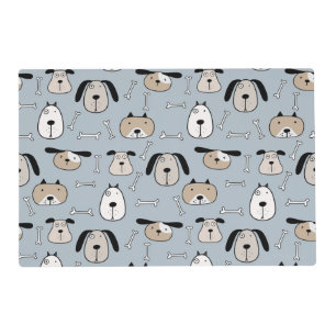  Dogs And Their Bones Placemat