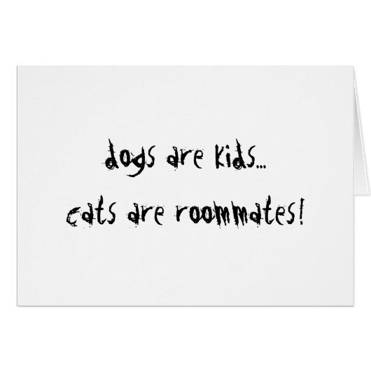 Dogs Are Kids Cards (Front Horizontal)