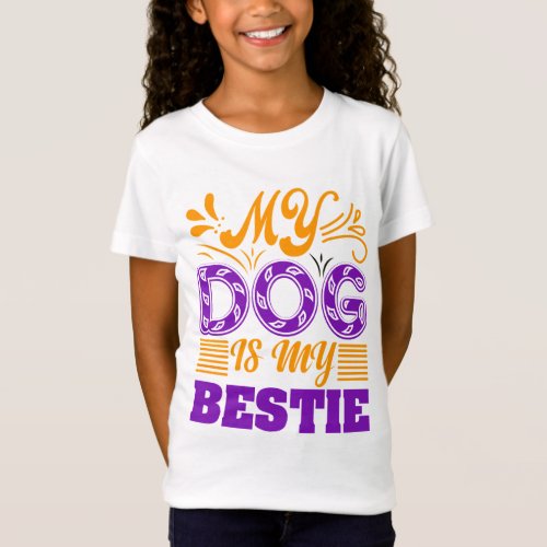 Dogs are my best friends funny quote gift idea     T_Shirt