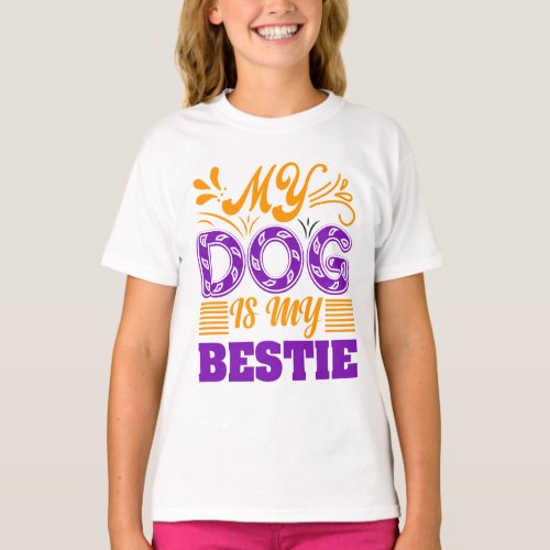 Dogs are my best friends funny quote gift idea     T_Shirt