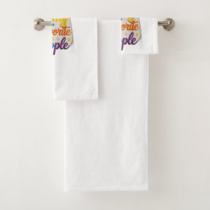 Dogs Are My Favorite People Bath Towel Set