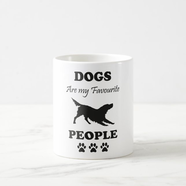 Dogs Are My Favorite People Coffee Mug (Center)
