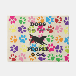 Dogs Are My Favorite People Doormat