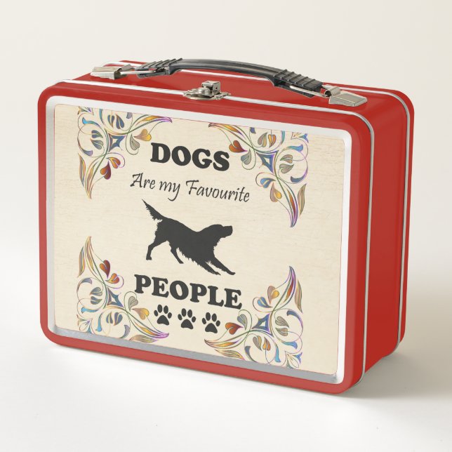 Dogs Are My Favorite People Lunch Box (Front)