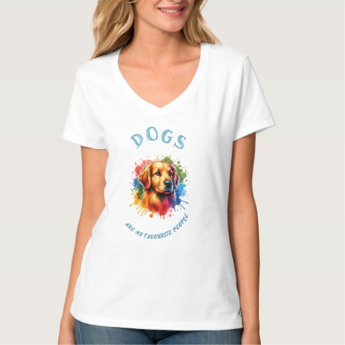 Dogs Are My Favorite People T_Shirt