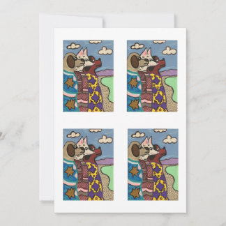 Dogs at Salt Lake, Holiday Card