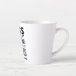 Dogs before Dudes Latte Mug