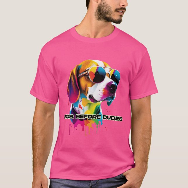DOGS BEFORE DUDES Tee (Front)
