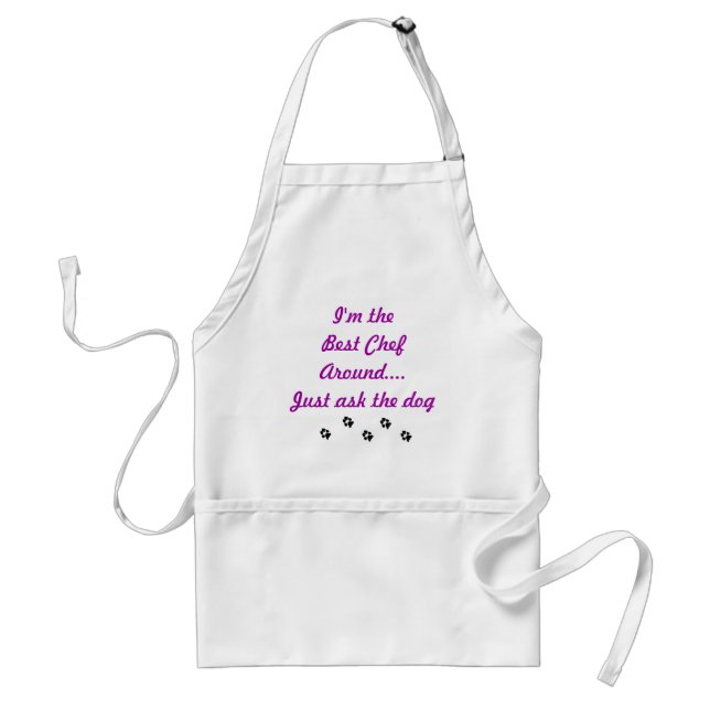 Dog's Best Chef Adult Apron (Front)
