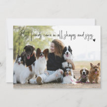 Dog's Best Friend Greeting Card