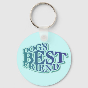 Dog's Best Friend Tshirts and Gifts Keychain