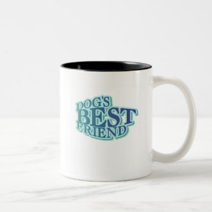Dog's Best Friend Tshirts and Gifts Two-Tone Coffee Mug