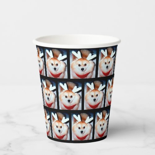 Dogs Birthday Party Custom Pet Photo Paper Cups