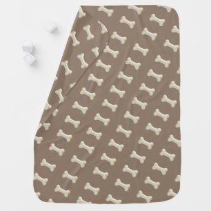 Dog's bone baby blanket