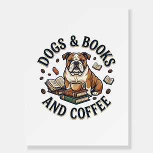 Dogs Books Coffee Bulldog Stack Cup_1 Foam Board