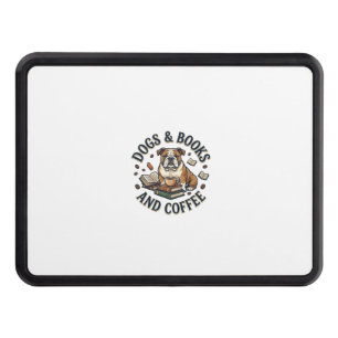 Dogs Books Coffee Bulldog Stack Cup_1 Hitch Cover