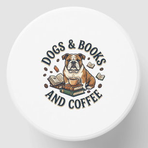 Dogs Books Coffee Bulldog Stack Cup_1 Mini Candle Favors