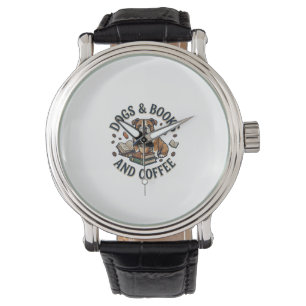 Dogs Books Coffee Bulldog Stack Cup_1 Watch
