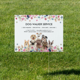 Dogs Breeds Cute Puppies Open Party Brand Sign