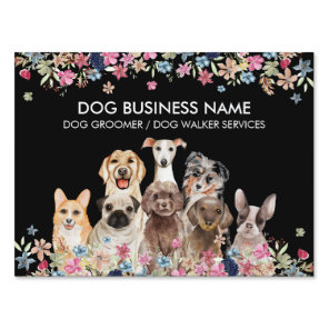 Dogs Breeds pet shop boutique Sign