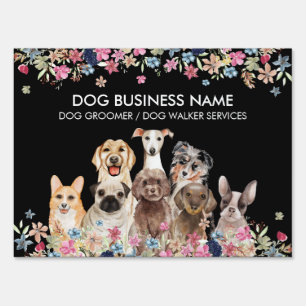 Dogs Breeds pet shop boutique Sign