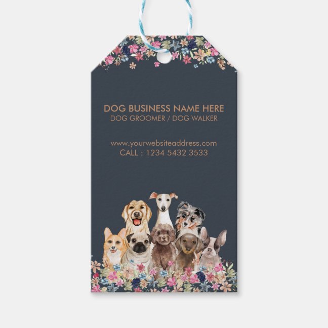 Dogs Breeds Veterinary Pet Sitter canine Gift Tags