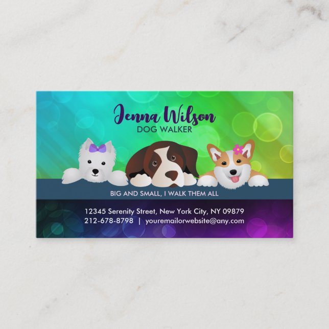 Dogs Business Cards (Front)