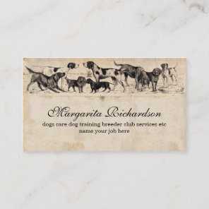 dogs business cards