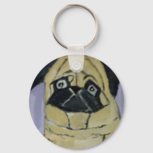 dogs by eric ginsburg keychain (Front)