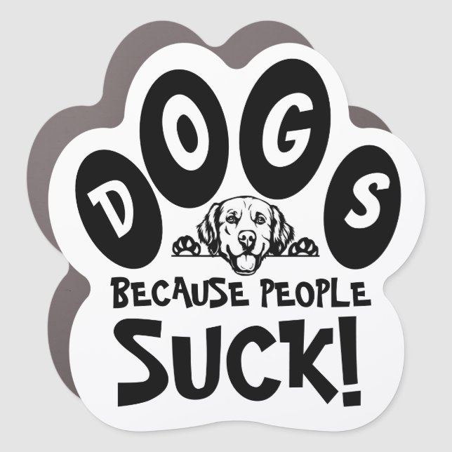 Dogs Car Magnet (Front)