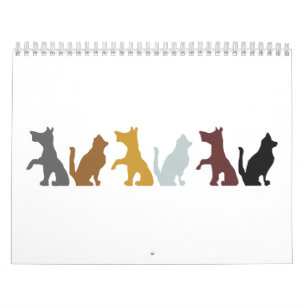 Dogs' cartoon calendar