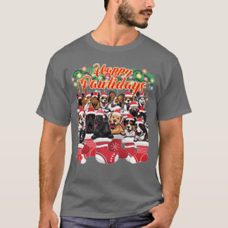 Dogs Christmas Decoration Cute and Cuddly Dogs fri T-Shirt
