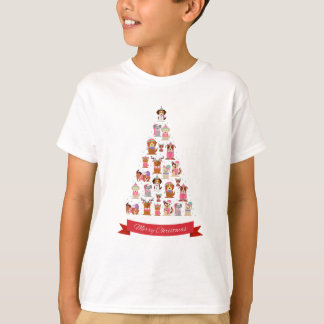 Dogs Christmas Tree Boys' T-Shirt