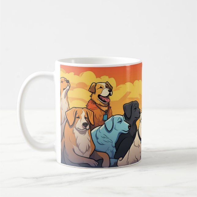 Dogs Coffee Mug (Left)