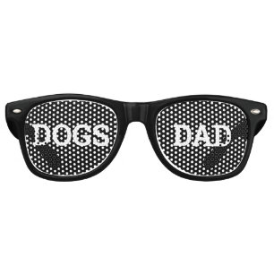 DOGS DAD retro Shades / Fun Party Sunglasses