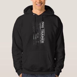 Dogs Dog Trainer American Flag Sayings Hoodie