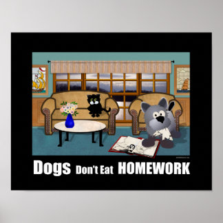 Do dogs eat homework