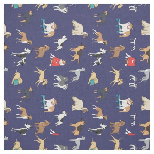 Dogs Fabric