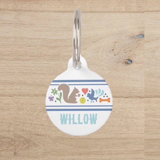 Dog's Favorite Things Banner Pet ID Tag (Creator Uploaded)