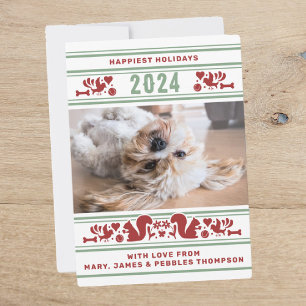 Dog's Favorite Things Holiday Card