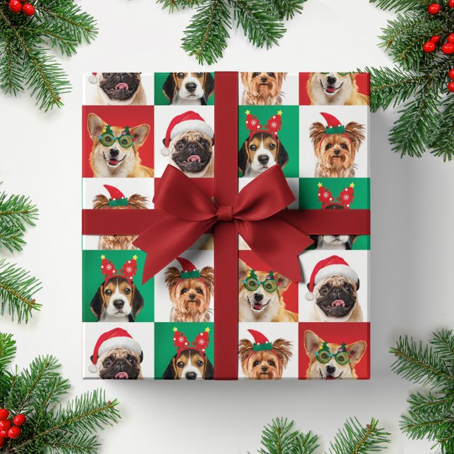 Dogs Festive Christmas Wrapping Paper Sheets (Creator Uploaded)
