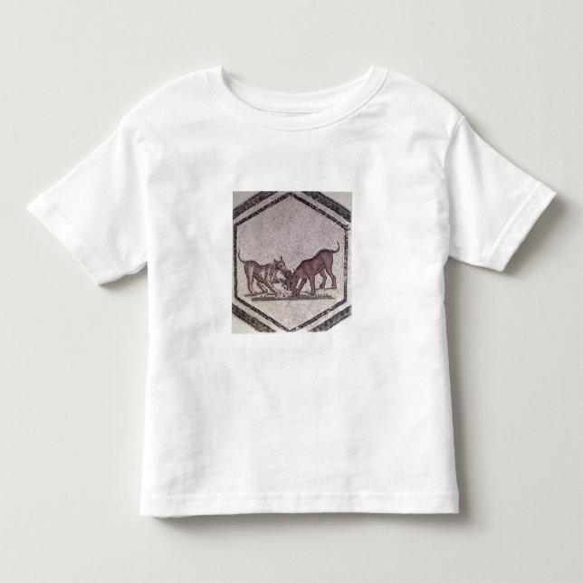 Dogs Fighting for a Bird, Roman, 2nd-3rd century ( Toddler T-shirt (Front)